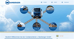 Desktop Screenshot of containerdienst-bamberger.de